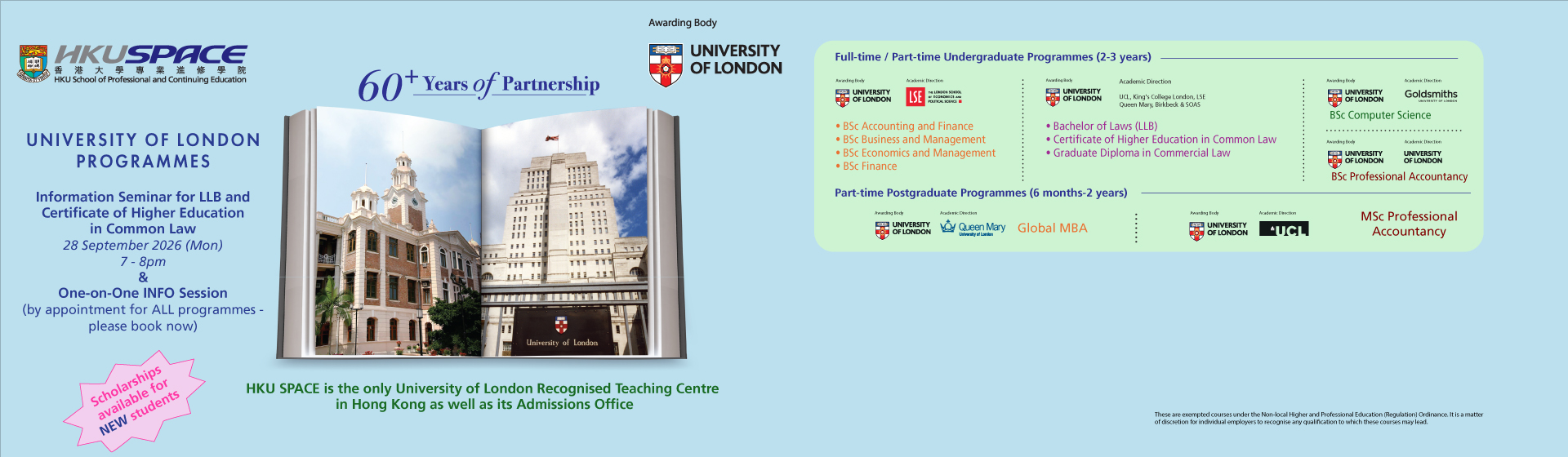 University of London Programmes One-on-One INFO Session 