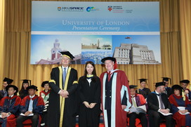 HKU SPACE Students Received First Class Honours and top mark in the world from the University of London