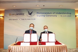 HKU SPACE Signs an MOU with The Flying Club on a New Mentorship Programme for Nurturing and Educating Aviation Professionals