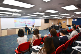 The inaugural session, titled “Enduring Learning to Becoming a Nutritionist”, was presented by Ms Cindy Au, a distinguished alumna