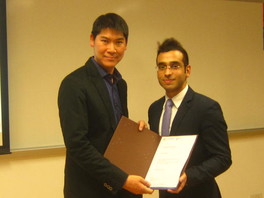 Left: Dr. Ringo Chan, Programme Leader, HKU SPACE Right: Mr. Nikhil Ramchandani, Client Manager, Thomson Reuters