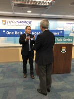 Professor Mark Feldman with the participant