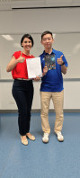 Congratulations to Benson, who has won the Outstanding Performance Award in our Certificate in Spanish (Introductory)! ¡Felicitaciones! (Sep 2026)