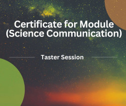 Science Communication: Taster Session