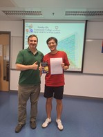 Congratulations to Michael, who has won the Outstanding Performance Award  in our French Introductory Course! Félicitations! 