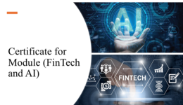 Certificate for Module (FinTech and AI)