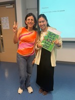 恭喜Michelle获得西班牙语中级证书课程的杰出表现奖 ! ¡Felicitaciones! (2026年10月)