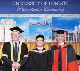 PCLL & 1st class LLB success for Donald Chan at HKU SPACE